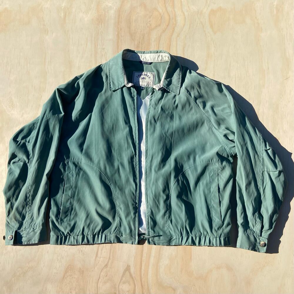 Vtg Aberdeen Bomber Jacket Great Fade